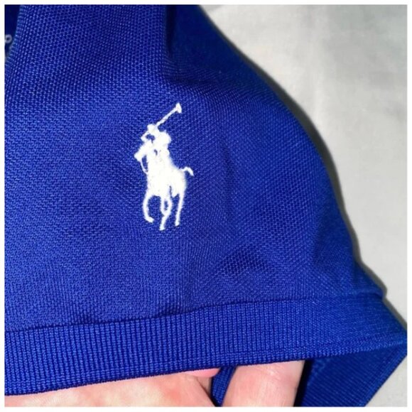 Ralph Lauren Women's Royal Blue US. OPEN CHAMPIONSHIPS PINEHURST 2014 Polo Large - Picture 3 of 6